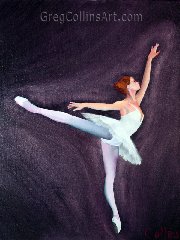 017 'Ballerina' 18x24 oil on linen